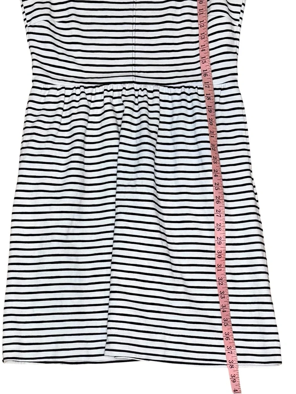 J. Crew Navy & White Striped Sleeveless Sundress Size 10